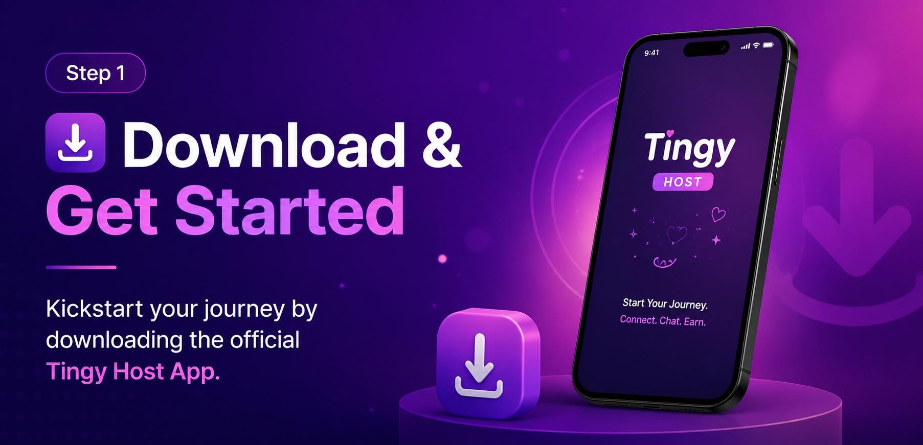 Tingy app screen 1